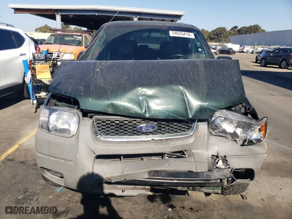 2002 Ford Escape Limited with VIN 1FMCU04162KA51672, listed as a Copart auction lot 74035414 with 140,752 mi miles and Salvage Title. Bid and sale history available at carsss.com. Image 5.