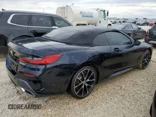 2024 BMW 8 Series 840i with VIN WBADZ2C01RCP02318, listed as a Copart auction lot 75261724 with 4,357 mi miles and Salvage Title. Bid and sale history available at carsss.com. Image 3.