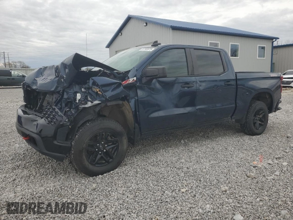 2020 Chevrolet Silverado 1500 Custom Trail Boss with VIN 1GCPYCEF8LZ264878, listed as a Copart auction lot 51793975 with 74,054 mi miles and Salvage Title. Bid and sale history available at DreamBid. Image 1.