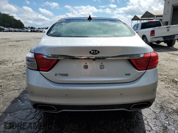 2015 Kia K900 Premium with VIN KNALU4D43F6027136, listed as a Copart auction lot 73374194 with 134,813 mi miles and Salvage Title. Bid and sale history available at carsss.com. Image 6.
