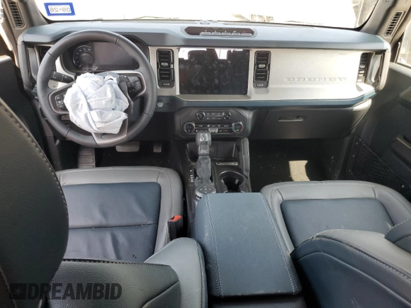 2024 Ford Bronco Outer Banks с VIN 1FMEE8BP1RLA57668, выставлен на аукционе Copart как лот 49614705 с пробегом 20 969 миль миль и Списание • Salvage title. История ставок и продаж доступна на DreamBid. Изображение 8.