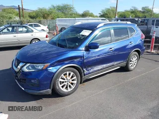 2019 Nissan Rogue SV with VIN KNMAT2MT7KP522209, listed as a IAAI auction lot 41481204 with 54,658 mi miles. Bid and sale history available at carsss.com. Image 17.