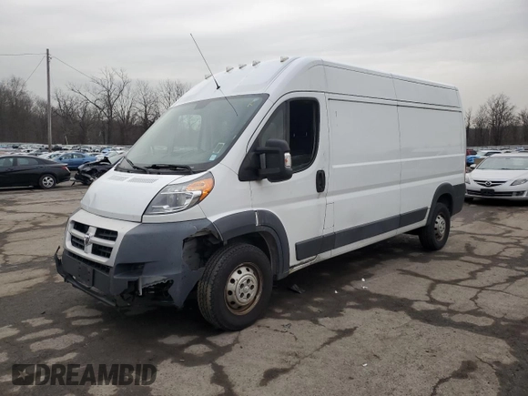 2015 Ram ProMaster Cargo z VIN 3C6TRVDG9FE516503, wystawiony jako Copart lot #84496824 z przebiegiem 275 708 mil mil oraz Szkody całkowita. Historia ofert i sprzedaży dostępna na DreamBid. Obrazek 1.