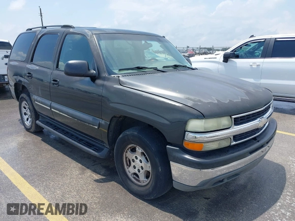 2004 Chevrolet Tahoe LS with VIN 1GNEC13Z64R168585, listed as a IAAI auction lot 42328021 with 322,354 mi miles and . Bid and sale history available at DreamBid. Image 1.