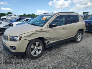 2017 Jeep Compass Sport SE with VIN 1C4NJCBA4HD123119, listed as a Copart auction lot 58787565 with 104,500 mi miles and Salvage title. Bid and sale history available at DreamBid. Image 1.
