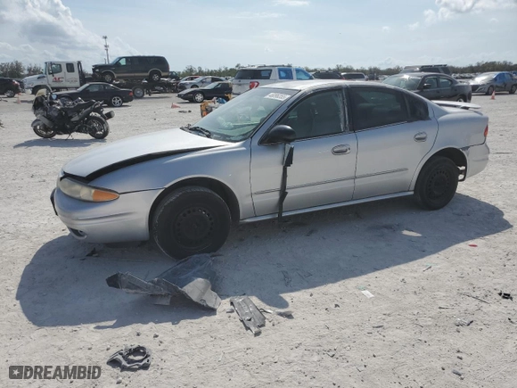 2003 Oldsmobile Alero GL1 with VIN 1G3NL52F93C314163, listed as a Copart auction lot 46096355 with NaN miles and Salvage Title. Bid and sale history available at carsss.com. Image 1.