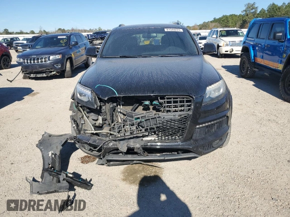 2013 Audi Q7 3.0T S line Prestige with VIN WA1DGAFE1DD006436, listed as a Copart auction lot 81544224 with 195,571 mi miles and Salvage Title. Bid and sale history available at carsss.com. Image 5.