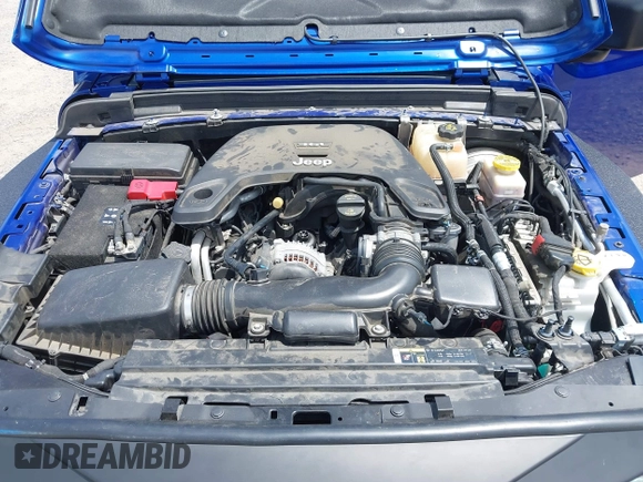 2019 Jeep Wrangler Unlimited Sport Altitude with VIN 1C4HJXDG2KW532866, listed as a IAAI auction lot 42320008 with 66,316 mi miles and . Bid and sale history available at DreamBid. Image 10.