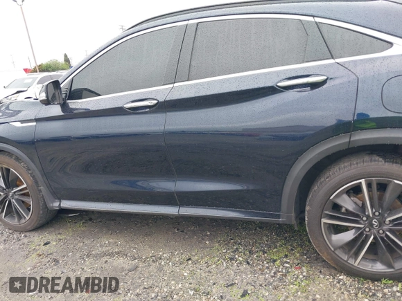 2022 Infiniti QX55 Essential with VIN 3PCAJ5K34NF104019, listed as a IAAI auction lot 41603319 with 78,698 mi miles and . Bid and sale history available at DreamBid. Image 14.