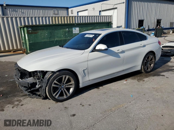 2017 BMW 4 Series 430i with VIN WBA4F7C31HG789614, listed as a Copart auction lot 61854075 with 85,153 mi miles and Salvage title. Bid and sale history available at DreamBid. Image 1.