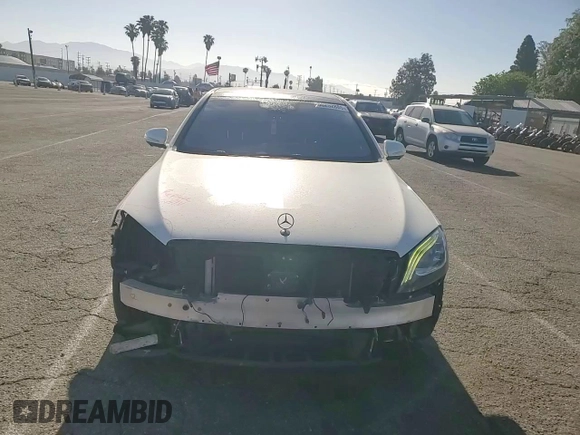 2019 Mercedes-Benz S 560 with VIN WDDUG8DB1KA477630, listed as a Copart auction lot 56252885 with 111,758 mi miles and Salvage title. Bid and sale history available at DreamBid. Image 14.