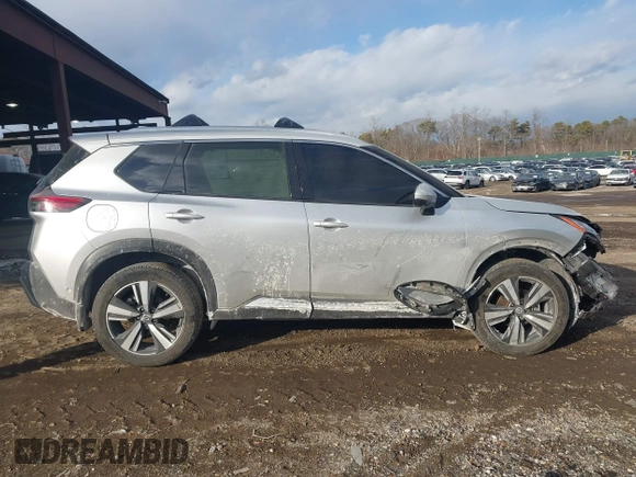 2021 Nissan Rogue Platinum with VIN JN8AT3DD4MW304899, listed as a IAAI auction lot 41447967 with 75,541 mi miles. Bid and sale history available at carsss.com. Image 13.