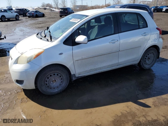 2009 Toyota Yaris with VIN JTDKT923395254782, listed as a Copart auction lot 49500505 with 164,957 mi miles and Salvage Title. Bid and sale history available at carsss.com. Image 1.