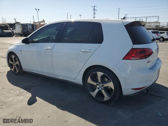 2015 Volkswagen Golf GTI Autobahn w/Performance Pkg with VIN 3VW547AU0FM067642, listed as a Copart auction lot 76315484 with 65,915 mi miles and Salvage Title. Bid and sale history available at carsss.com. Image 2.
