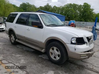 2004 Ford Expedition Eddie Bauer z VIN 1FMRU17W74LA68372, wystawiony jako Copart lot #56393515 z przebiegiem 220 044 mil mil oraz Szkoda całkowita • Salvage title. Historia ofert i sprzedaży dostępna na DreamBid. Obrazek 4.