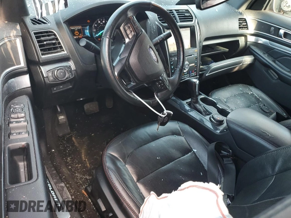2018 Ford Explorer Sport with VIN 1FM5K8GT0JGA23474, listed as a Copart auction lot 58195045 with 149,965 mi miles and Salvage title. Bid and sale history available at DreamBid. Image 8.