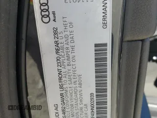 2017 Audi A4 Premium with VIN WAUGNAF40HN002939, listed as a Copart auction lot 45175745 with 131,903 mi miles and Salvage Title. Bid and sale history available at carsss.com. Image 13.