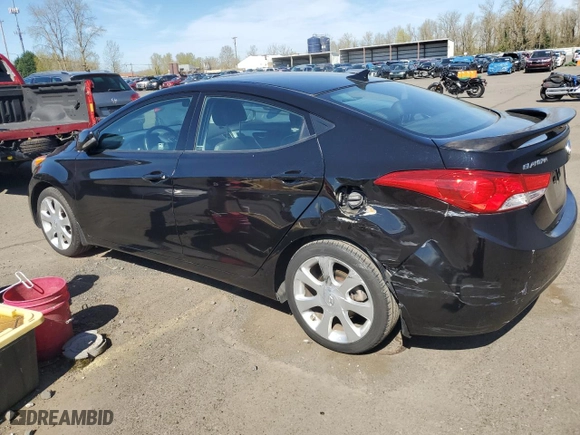 2013 Hyundai Elantra GLS PZEV with VIN KMHDH4AE8DU693485, listed as a Copart auction lot 50629015 with 94,808 mi miles and Salvage Title. Bid and sale history available at carsss.com. Image 2.