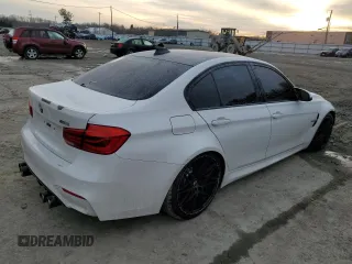 2018 BMW M3 z VIN WBS8M9C53J5J80168, wystawiony jako Copart lot #44567905 z przebiegiem 29 212 mil mil oraz Szkody całkowita. Historia ofert i sprzedaży dostępna na DreamBid. Obrazek 3.