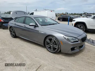 2019 BMW 6 Series 640i with VIN WBA6D0C50KG853107, listed as a Copart auction lot 61821333 with 37,188 mi miles and . Bid and sale history available at carsss.com. Image 4.