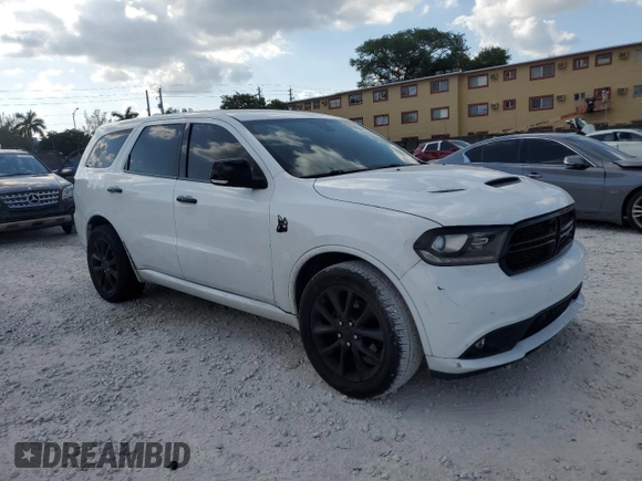 2017 Dodge Durango R/T with VIN 1C4SDHCT7HC936581, listed as a Copart auction lot 53544365 with 126,393 mi miles and Salvage title. Bid and sale history available at DreamBid. Image 4.