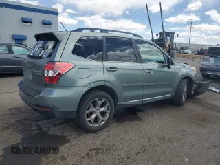 2015 Subaru Forester Touring z VIN JF2SJAUC9FH489669, wystawiony jako Copart lot #55339775 z przebiegiem 114 814 mil mil oraz Szkoda całkowita • Salvage title. Historia ofert i sprzedaży dostępna na DreamBid. Obrazek 3.