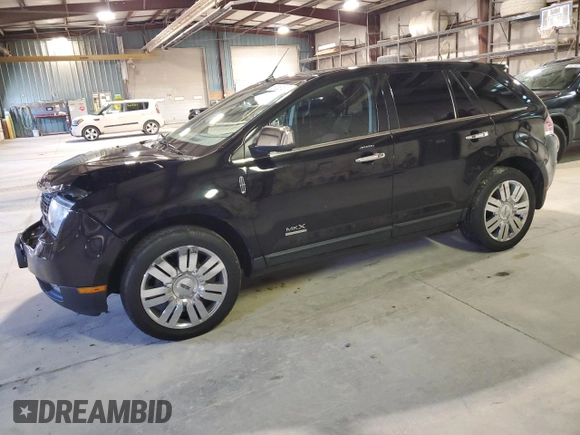 2008 Lincoln MKX with VIN 2LMDU88C98BJ12745, listed as a Copart auction lot 50381385 with 124,532 mi miles and Salvage Title. Bid and sale history available at carsss.com. Image 1.