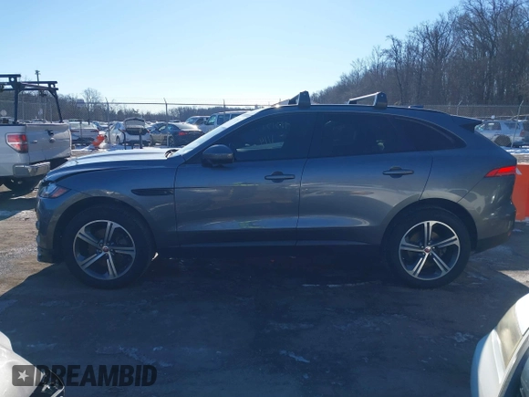 2017 Jaguar F-Pace 35t Prestige with VIN SADCK2BV8HA897199, listed as a IAAI auction lot 41315172 with 77,348 mi miles and . Bid and sale history available at DreamBid. Image 14.
