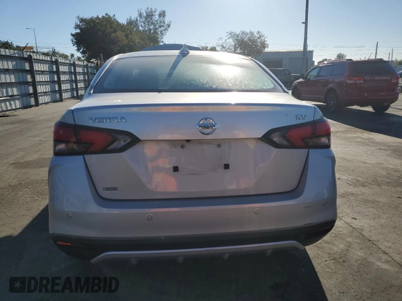 2021 Nissan Versa SV with VIN 3N1CN8EV8ML835227, listed as a Copart auction lot 49440045 with 70,415 mi miles and Non Repairable. Bid and sale history available at DreamBid. Image 6.