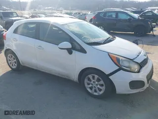 2013 Kia Rio LX with VIN KNADM5A34D6225646, listed as a IAAI auction lot 41564387 with 239,473 mi miles. Bid and sale history available at carsss.com. Image 1.