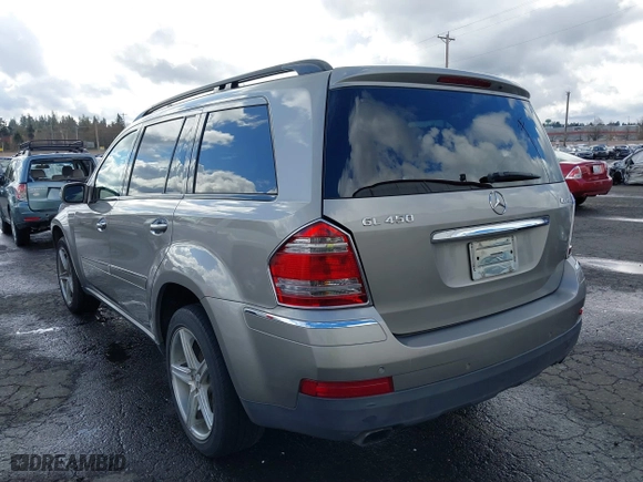 2007 Mercedes-Benz GL-Class with VIN 4JGBF71E17A132064, listed as a IAAI auction lot 41712672 with 129,744 mi miles. Bid and sale history available at carsss.com. Image 3.