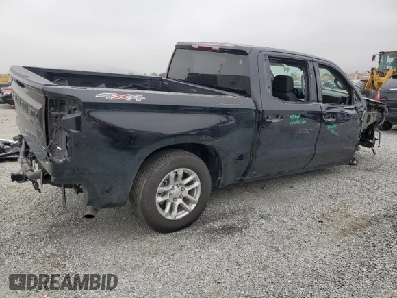2024 Chevrolet Silverado 1500 LT with VIN 3GCPDKEK2RG420277, listed as a Copart auction lot 50235965 with 9,639 mi miles and Salvage Title. Bid and sale history available at carsss.com. Image 3.
