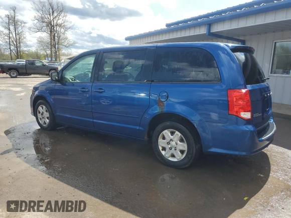 2011 Dodge Grand Caravan SXT with VIN 2D4RN4DG1BR683121, listed as a Copart auction lot 55404355 with 163,006 mi miles and Salvage Title. Bid and sale history available at DreamBid. Image 2.