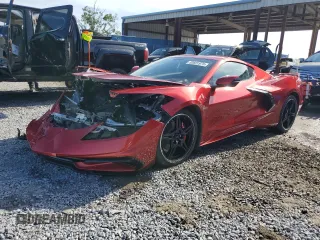 2021 Chevrolet Corvette 3LT z VIN 1G1YC2D43M5113851, wystawiony jako Copart lot #53691975 z przebiegiem 12 925 mil mil oraz Szkoda całkowita • Salvage title. Historia ofert i sprzedaży dostępna na DreamBid. Obrazek 1.