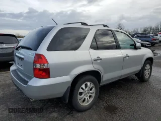 2003 Acura MDX Touring Pkg with VIN 2HNYD18603H554154, listed as a Copart auction lot 83293384 with 95,240 mi miles and Salvage Title. Bid and sale history available at carsss.com. Image 3.