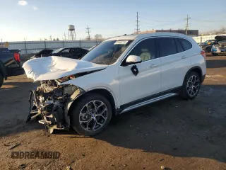2022 BMW X1 xDrive28i with VIN WBXJG9C00N5V20325, listed as a Copart auction lot 83446714 with 46,270 mi miles and Salvage Title. Bid and sale history available at carsss.com. Image 1.
