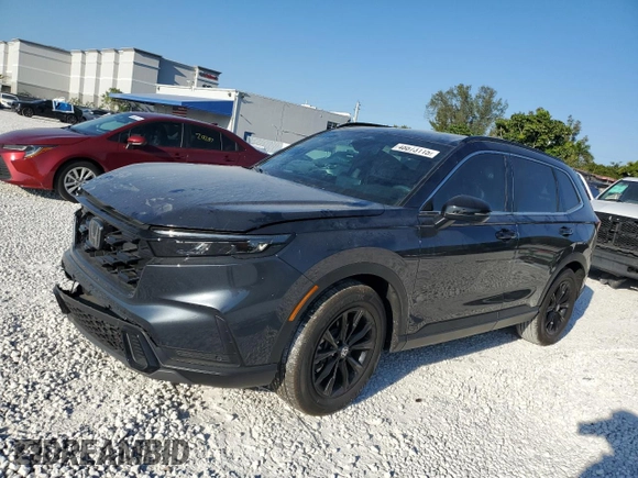 2024 Honda CR-V Sport-L with VIN 7FARS5H8XRE008764, listed as a Copart auction lot 48873115 with 14,582 mi miles and Salvage Title. Bid and sale history available at DreamBid. Image 1.