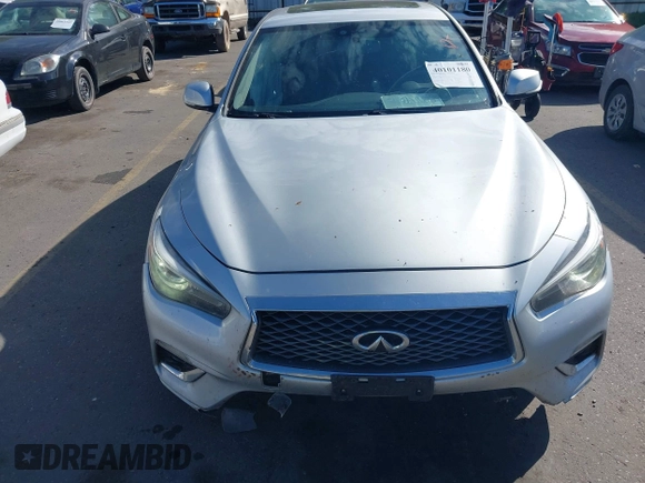 2020 Infiniti Q50 Premium with VIN JN1EV7AR6LM252414, listed as a IAAI auction lot 40101180 with 82,173 mi miles and . Bid and sale history available at DreamBid. Image 12.