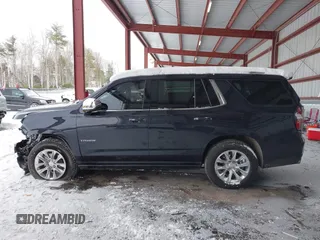 2023 Chevrolet Tahoe Premier with VIN 1GNSKSKL6PR545302, listed as a IAAI auction lot 41017179 with 16,877 mi miles and . Bid and sale history available at DreamBid. Image 15.