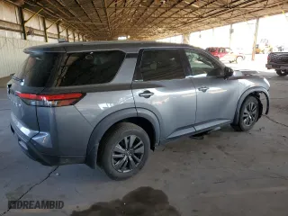 2023 Nissan Pathfinder S with VIN 5N1DR3AA4PC214980, listed as a Copart auction lot 77045034 with 28,140 mi miles and Salvage Title. Bid and sale history available at carsss.com. Image 3.