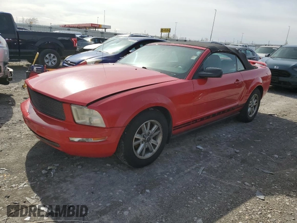 2006 Ford Mustang Standard with VIN 1ZVFT84N465151325, listed as a Copart auction lot 50571645 with Not Provided miles and Clean Title. Bid and sale history available at carsss.com. Image 1.