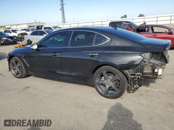 2019 Genesis G70 Advanced z VIN KMTG44LA6KU025965, wystawiony jako Copart lot #52107135 z przebiegiem 37 751 mil mil oraz Szkoda całkowita • Salvage title. Historia ofert i sprzedaży dostępna na DreamBid. Obrazek 2.