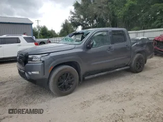 2023 Nissan Frontier SV z VIN 1N6ED1EJ7PN600431, wystawiony jako Copart lot #56371445 z przebiegiem 21 741 mil mil oraz Szkoda całkowita • Salvage title. Historia ofert i sprzedaży dostępna na DreamBid. Obrazek 1.