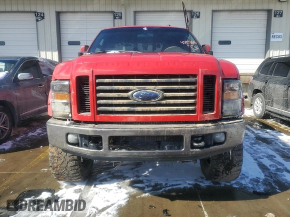 2008 Ford Super Duty F-250 SRW XL with VIN 1FTSX21R28EB41468, listed as a Copart auction lot 45958605 with 145,164 mi miles and Salvage Title. Bid and sale history available at carsss.com. Image 5.