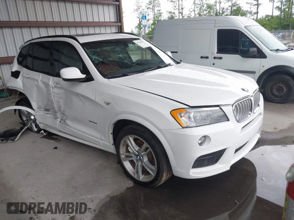 2014 BMW X3 xDrive35i z VIN 5UXWX7C51E0E77941, wystawiony jako IAAI lot #42243282 z przebiegiem 132 255 mil mil oraz . Historia ofert i sprzedaży dostępna na DreamBid. Obrazek 1.