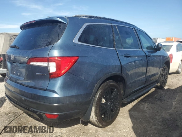 2022 HONDA PILOT SE with VIN 5FNYF5H26NB014305, listed as a Copart auction lot 41540365 with Not Provided miles and Non Repairable. Bid and sale history available at DreamBid. Image 3.