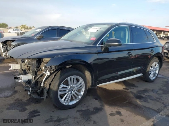 2019 Audi Q5 Premium Plus with VIN WA1BNAFYXK2084424, listed as a IAAI auction lot 41253535 with 62,484 mi miles. Bid and sale history available at carsss.com. Image 2.