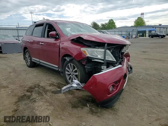 2013 Nissan Pathfinder SL with VIN 5N1AR2MM2DC679322, listed as a Copart auction lot 54982035 with Not provided miles and Salvage title. Bid and sale history available at DreamBid. Image 14.