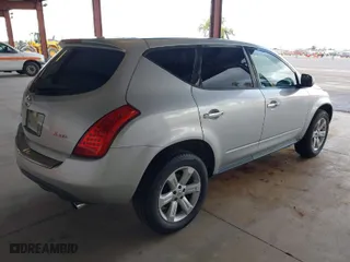 2006 Nissan Murano SL with VIN JN8AZ08W76W521763, listed as a IAAI auction lot 41798814 with 135,382 mi miles. Bid and sale history available at carsss.com. Image 4.