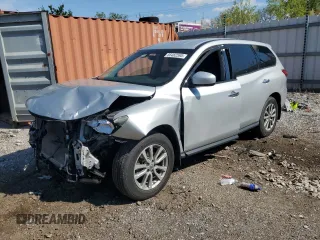 2015 Nissan Pathfinder Platinum z VIN 5N1AR2MM0FC628288, wystawiony jako Copart lot #55482595 z przebiegiem 108 863 mil mil oraz Szkoda całkowita • Salvage title. Historia ofert i sprzedaży dostępna na DreamBid. Obrazek 1.